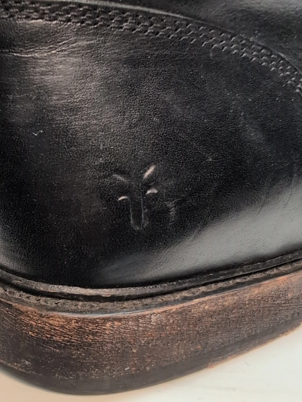 Frye Black Leather Chukka Lace-Up ankle Boots mens size 13